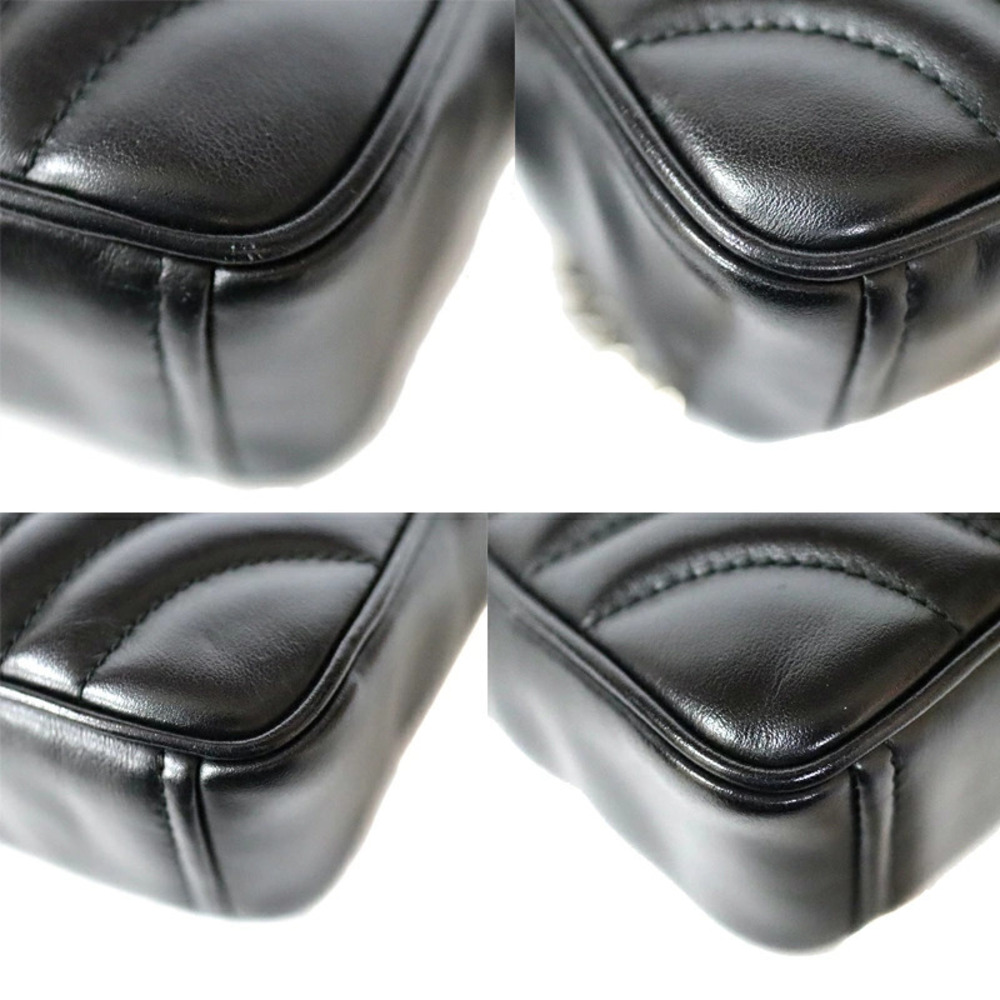 Prada Shoulder Bag Leather Black - Picture 9 of 10